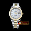 Rolex SS/YG Oyster M-White Stk Asian 2813