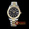 Rolex SS/YG Oyster Blk Stk Asian 2813