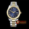 Rolex SS/YG Oyster Blue Roman Asian Eta Feb-36