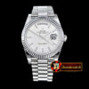 Rolex DayDate 228206 SS/SS Silver Stick BP 2836