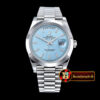 Rolex DayDate 40mm SS/SS Blue Stk Smth A3255 Mod