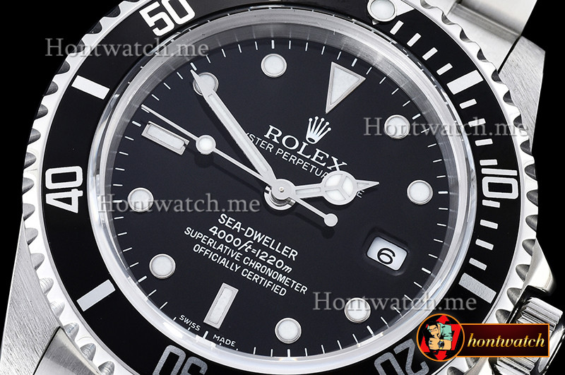 Rolex Classic Seadweller 16600 SS SS Blk BP MY9015 Mod31 replica