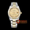 Rolex DateJust Mens 36mm YG/SS Oyst BP Asia 2836
