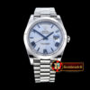 Rolex DayDate 40mm SS/SS Glacier Roman BP A2836 Mod3255