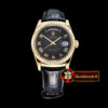 Rolex Daydate 36mm YG/LE Black Roman A2836
