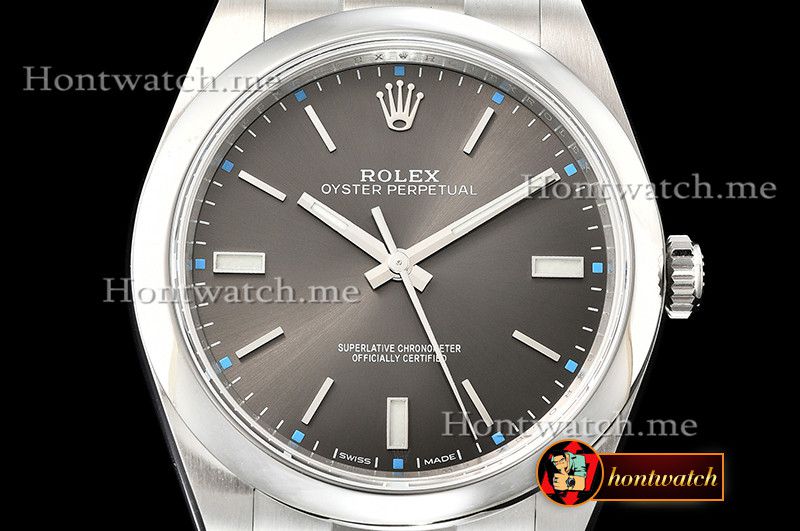 Rolex Oyster Pert. 39mm 114300 904L SS SS Grey ARF A3132 replica