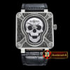 Bell & Ross BR01 2016 Burning Skull Ltd Ed SS/LE Black Asia 23J