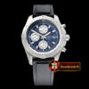 Breitling Colt 44mm Chronograph Automatic SS/RU Blue/Stk A7750