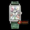 Franck Muller Long Island Ld DIAM/SS/LE (Grn) Wht GF Ladies
