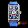 Franck Muller Long Island Vegas Edition Diam SS/LE Blue Asia 21J Men