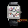 Franck Muller Master Sq 6002 Midsize SS/LE Blk Crazy GF Men
