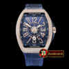 Franck Muller Vanguard V45 Diams RG/LE/RU Blue Diam ABF A2824 Men