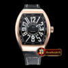 Franck Muller Vanguard V45 RG/LE/RU Black Lume ABF Asia 2824 Men