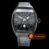 Franck Muller Vanguard PVD/LE/RU (Blk) Black/Num Asia 2892 Men