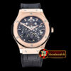 Hublot Classic Fusion 45mm Tourbillon RG/LE Black Automatic Men