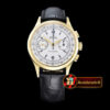 Rolex Classic Ref.4113 Vintage Chrono YG/LE White Venus 75