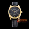 Rolex Cellini Date YG/LE Black Num/Sticks Asia 2824