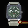Replica Bell & Ross BR03-92 Military Ed. PVD/NY Green Miyota 901