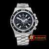 Breitling Superocean Abyss 44 SS/SS Blk/Wht VK Quartz