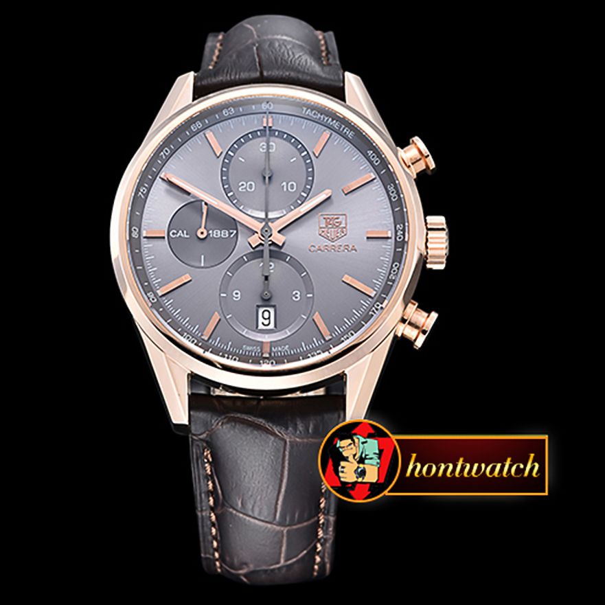 Replica Tag Heuer Carrera Cal. 1887 RG LE Grey V6F Asia 7750 replica