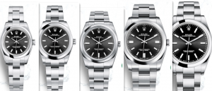 Replica Rolex Oyster Perpetual five sizes