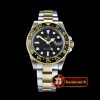 Rolex YG/SS Ref.116713 GMT TT Black Asia 2836