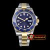 Rolex 116613 YG/SS Blue Cer Submariner BP MY9015 Mod3135