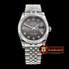 Rolex DateJust Jub Flt SS/SS Dark Grey Diam BP A3135 Mod