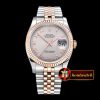 Rolex Datejust DJ 36mm Jub Flt RG/SS Light Grey Rmn BP A3135 Mod