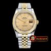 Rolex Datejust DJ 36mm Jub Flt YG/SS Gold Stk BP A3135 Mod