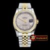 Rolex Datejust DJ 36mm Jub Flt YG/SS Light Grey Stk BP A3135 Mod