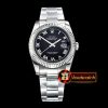 Rolex Datejust DJ 36mm Oyst Flt 904L SS/SS Black Roman ARF A3135 Mod