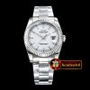 Rolex Datejust DJ 36mm Oyst Flt 904L SS/SS Pearl White ARF A3135 Mod
