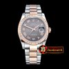 Rolex Datejust DJ 36mm Oyst Flt RG/SS Dark Grey Rmn BP A3135 Mod