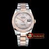 Rolex Datejust DJ 36mm Oyst Flt RG/SS Light Grey Rmn BP A3135 Mo