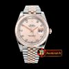 Rolex Datejust DJ2 41mm 18K Wrapped RG/SS Rose Diam A3235 M