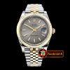 Rolex Datejust DJ2 41mm Jub Flt Wrap YG/SS D Grey Stk BP Asia 2836