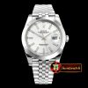 Rolex Datejust DJ2 41mm Jub Smt SS/SS Silver Wht Stick A3235