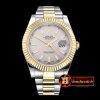 Rolex Datejust DJ2 41mm Oyst YG/SS Grey Stk BP A3136 Mod