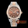 Rolex Datejust II 41mm Jub Flt RG/SS Brown Diams BP 2836