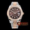 Rolex Datejust II 41mm Jub Flt RG/SS Brown Stick BP 2836