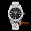 Rolex Datejust II 41mm Jub Flt SS/SS Black/Stick A3235