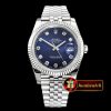 Rolex Datejust II 41mm Jub Flt SS/SS Blue Diam A3235