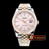 Rolex Datejust II 41mm Jub Flt Wrap RG/SS Rose Stick BP 2836