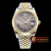 Rolex Datejust II 41mm Jub Smt YG/SS D.Grey Stk/Num BP 283