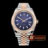 Rolex Datejust II DJ2 41mm Jub Flt RG/SS Blue Stk BP A3235 Mod
