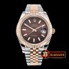 Rolex Datejust II DJ2 41mm Jub Flt RG/SS Brown Stk BP A3235 Mod