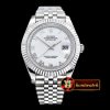 Rolex Datejust II DJ2 41mm Jub Flt SS/SS Pearl Wht Roman BP A323