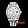 Rolex Datejust II DJ2 41mm Jub Flt SS/SS Silv Wht Num BP A3235 M