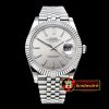 Rolex Datejust II DJ2 41mm Jub Flt SS/SS Silv Wht Stk BP Asia 32
